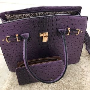 Purse with matching wallet
